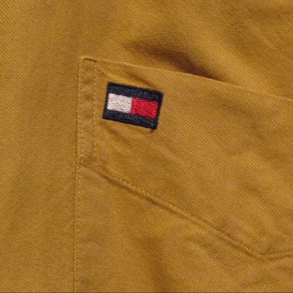 Tommy Hilfiger Yellow Dress Up Shirt - Picture 3 of 4
